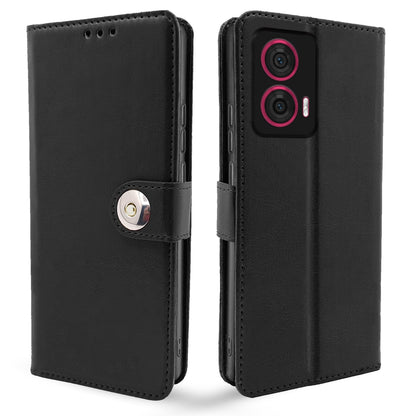 Pikkme Moto Edge 50 Fusion/G96 5G Button black flip cover
