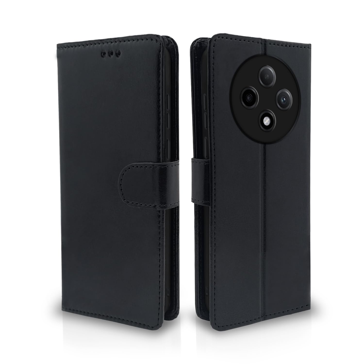 Pikkme Oppo F27 Pro Plus 5G black mobile flip cover