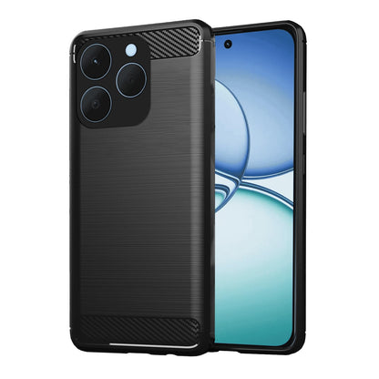 Black Hybrid phone cover for Realme 15T/Narzo 90 5G – Pikkme