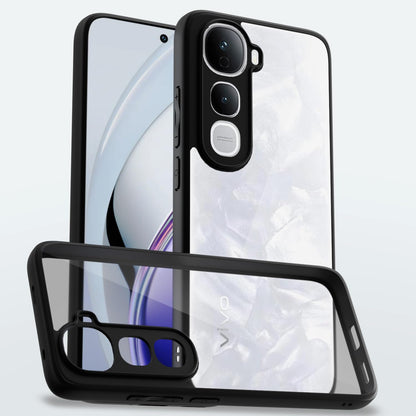Pikkme black Hybrid mobile back cover for Vivo Y400 5G