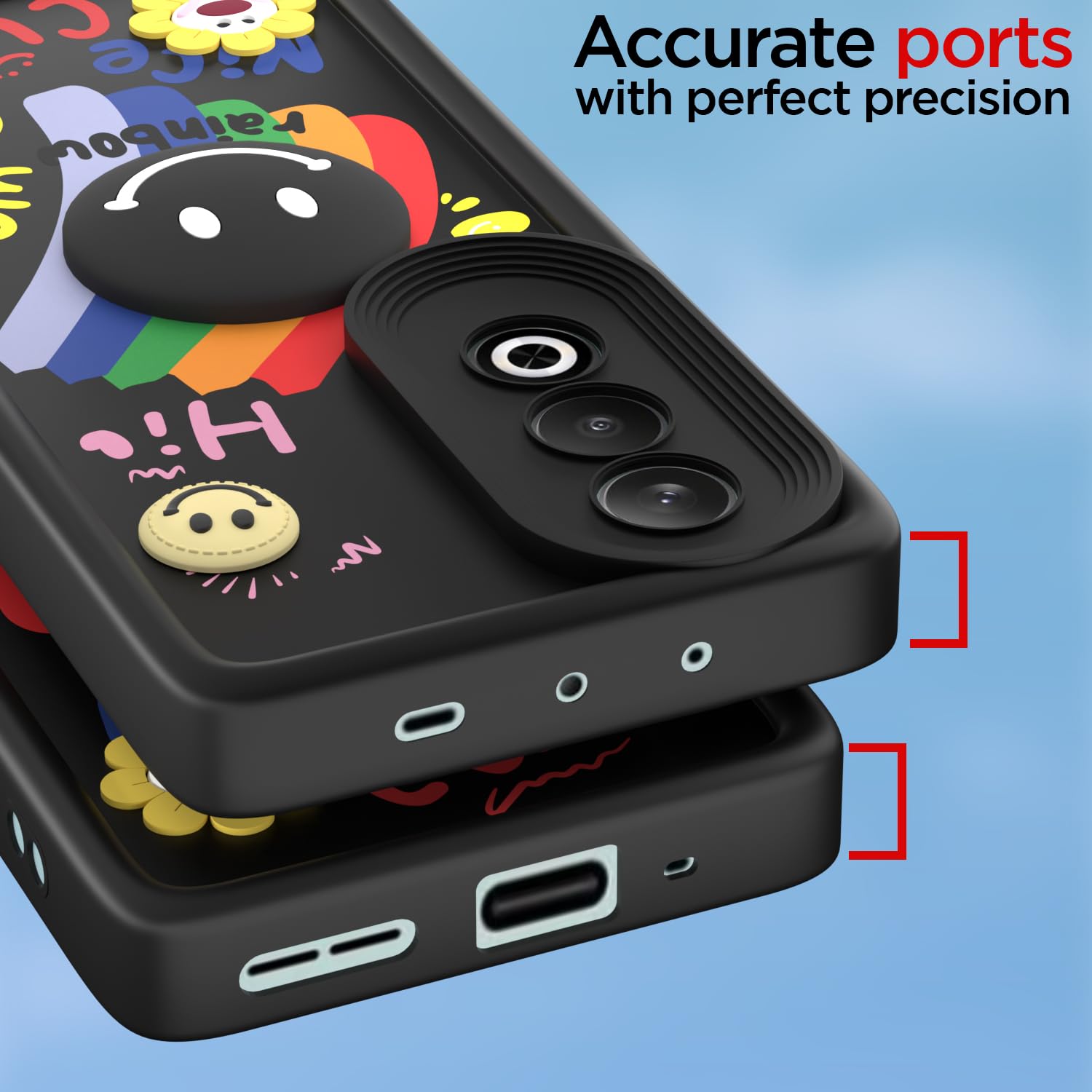 Pikkme black mobile back cover for OnePlus Nord CE 4 5G – photo 4