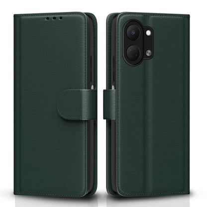 Tecno Spark Go 3 Wallet mobile flip cover in green by Pikkme
