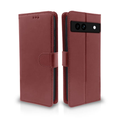 Pikkme brown mobile flip cover for Google Pixel 7A