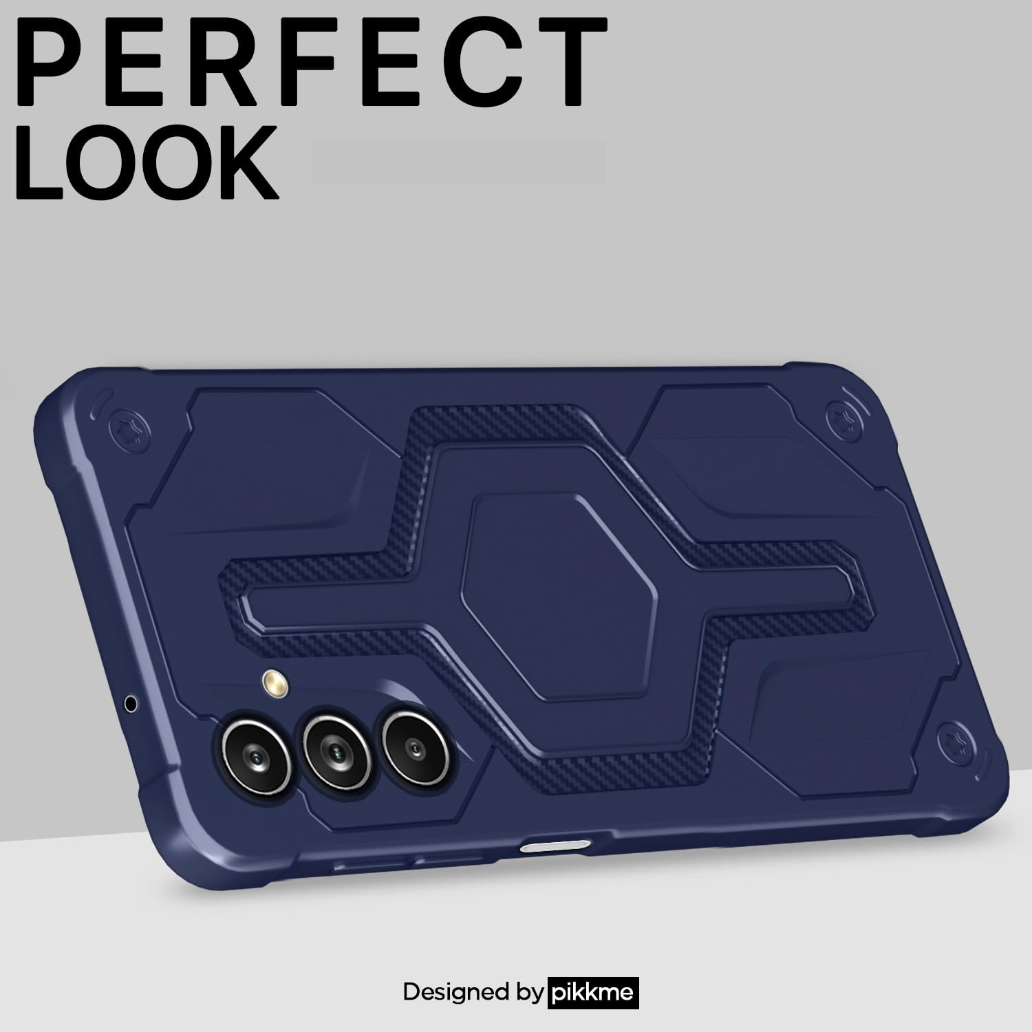 Samsung M14 5G back cover in blue by Pikkme – photo 4