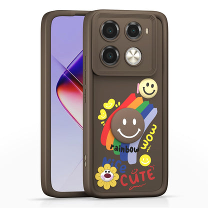 Pikkme Infinix Note 40 Pro 5G brown mobile cover