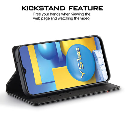 Vivo Y51 Wallet wallet flip cover in black by Pikkme – photo 5