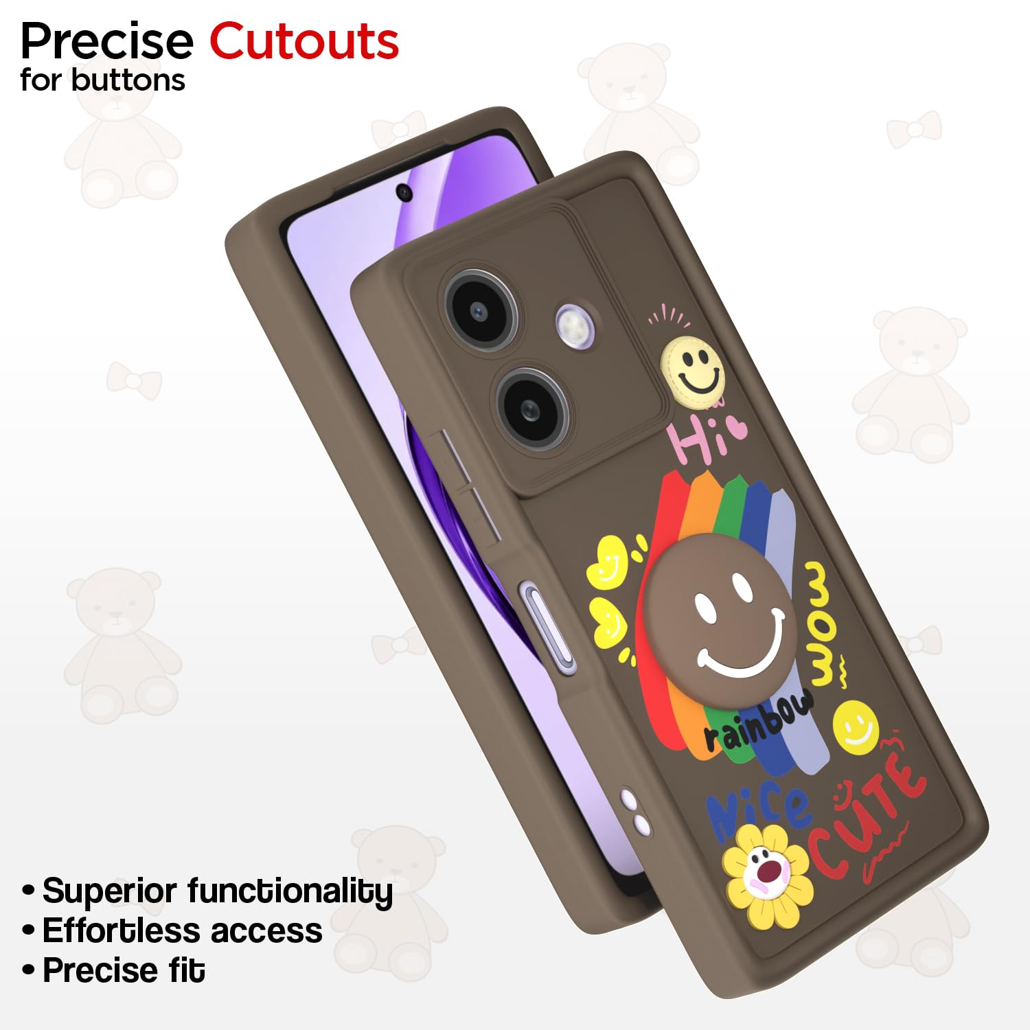 Pikkme Oppo A3x 5G/A3x 4G/A3 5G brown back cover – photo 6