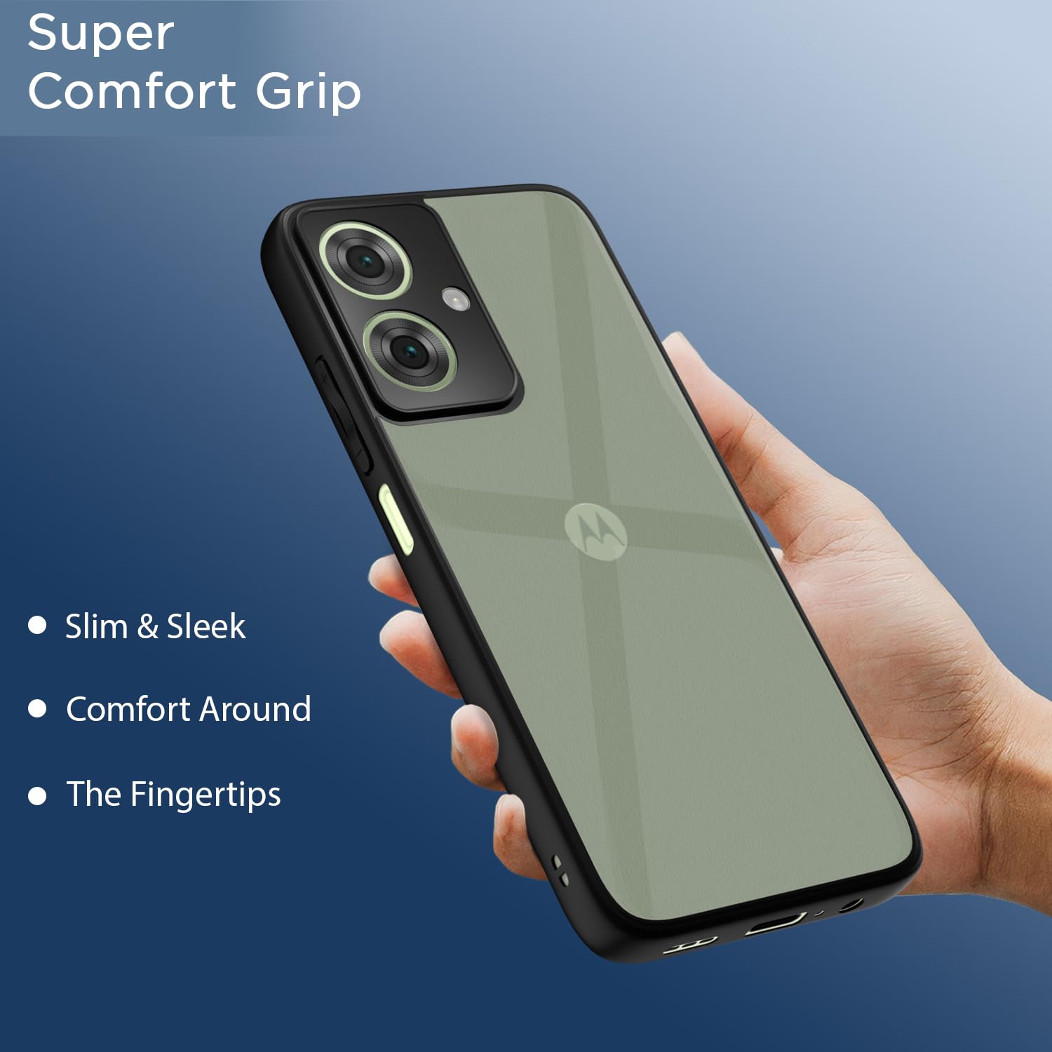 Moto G55 5G phone cover in black by Pikkme – photo 6