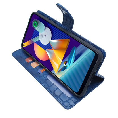 Samsung M11 flip cover in blue by Pikkme – photo 4