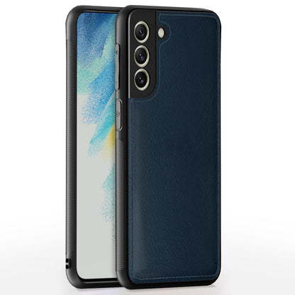 Pikkme Samsung S22 Leather blue back cover