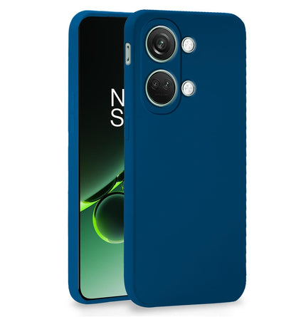 Pikkme blue Liquid Silicone phone cover for OnePlus Nord 3 5G