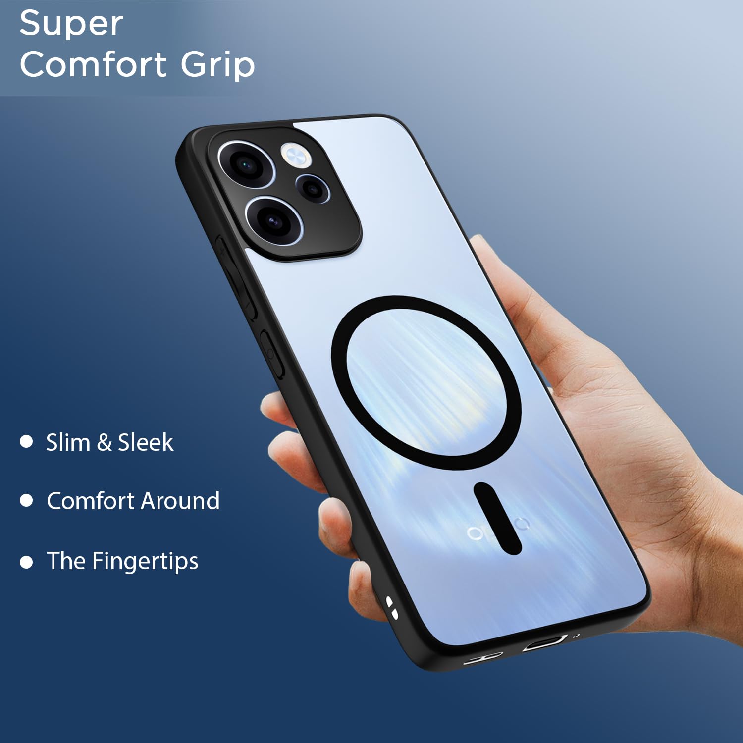 Pikkme Oppo Reno 15 Pro Mini/Reno 15 Pro 5G MagSafe black mag-safe mobile back cover – photo 6