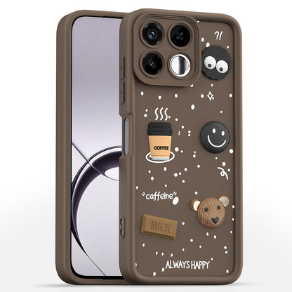 Brown Bear Coffee mobile cover for Realme 16T 5G – Pikkme
