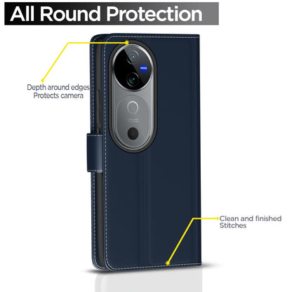 Vivo V40/V40 Pro/T3 Ultra 5G Wallet wallet flip cover in blue by Pikkme – photo 4