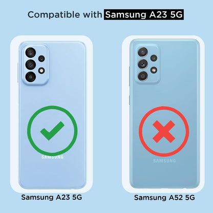 Transparent PC-TPU phone cover for Samsung A23 4G/A23 5G – Pikkme – photo 4