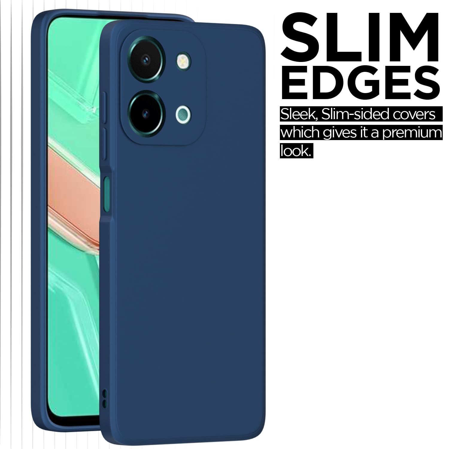 Pikkme Vivo Y28 4G Matte blue phone cover – photo 7