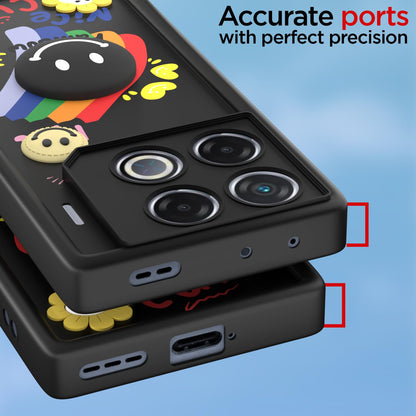 Pikkme Infinix GT 20 Pro 5G Soft Silicone black phone cover – photo 4