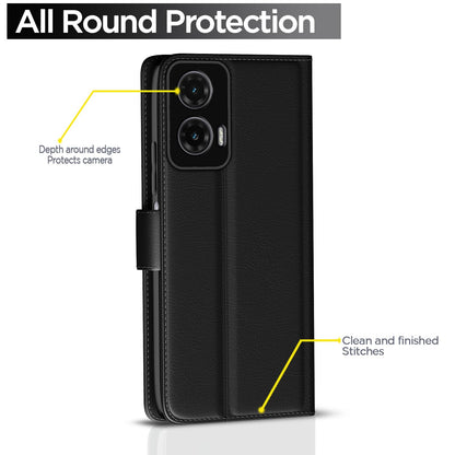 Pikkme black wallet flip cover for Moto G35 5G – photo 4