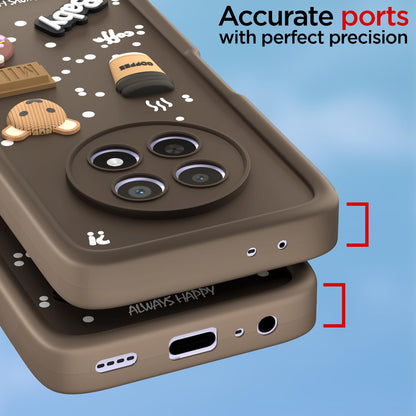 Pikkme brown Silicone back cover for Realme Narzo 70x 5G/N65/13/12/12X 5G/C65 – photo 4