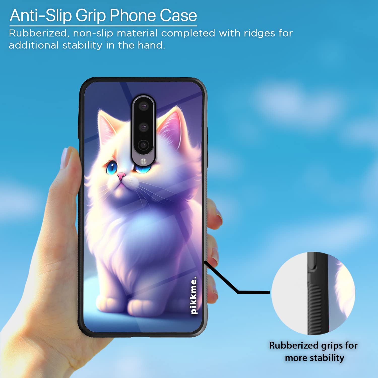 Pikkme OnePlus 8 Cat mobile back cover – photo 5