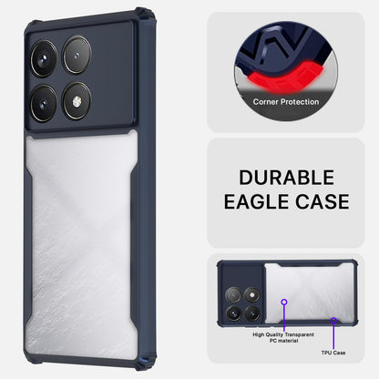 Blue Clear back cover for Poco F6 Pro 5G – Pikkme – photo 5