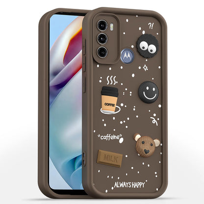 Pikkme Moto G60/G40 Fusion/3D brown mobile back cover