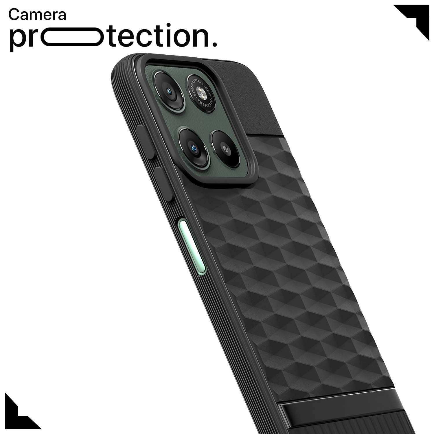 Pikkme Moto G67 Power/G57 Power 5G black mobile cover – photo 5