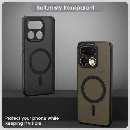 Pikkme black smoke mag-safe mobile back cover for Realme 16 Pro Plus 5G – photo 3