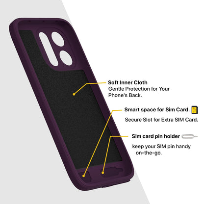 Pikkme purple mobile back cover for Vivo V70 5G – photo 6