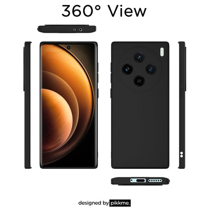 Vivo X100 5G Matte phone cover in black by Pikkme – photo 3