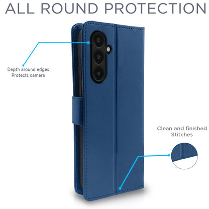 Blue Wallet flip case for Samsung A35 5G – Pikkme – photo 4