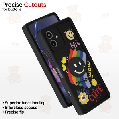 Pikkme black Soft Silicone mobile back cover for Moto G54/G64 5G – photo 6