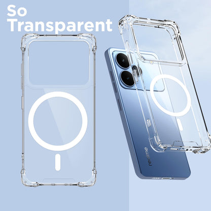 Transparent mag-safe mobile back cover for Realme P4 5G – Pikkme – photo 2