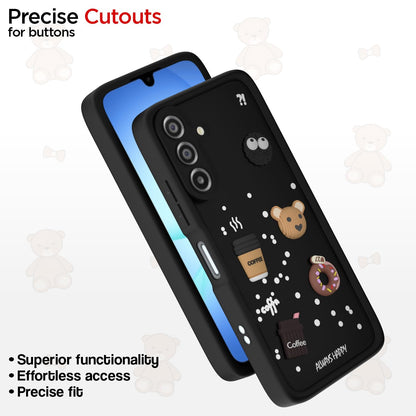 Black Silicone phone cover for Samsung M17 5G/A17 5G/F17 5G/3D – Pikkme – photo 6