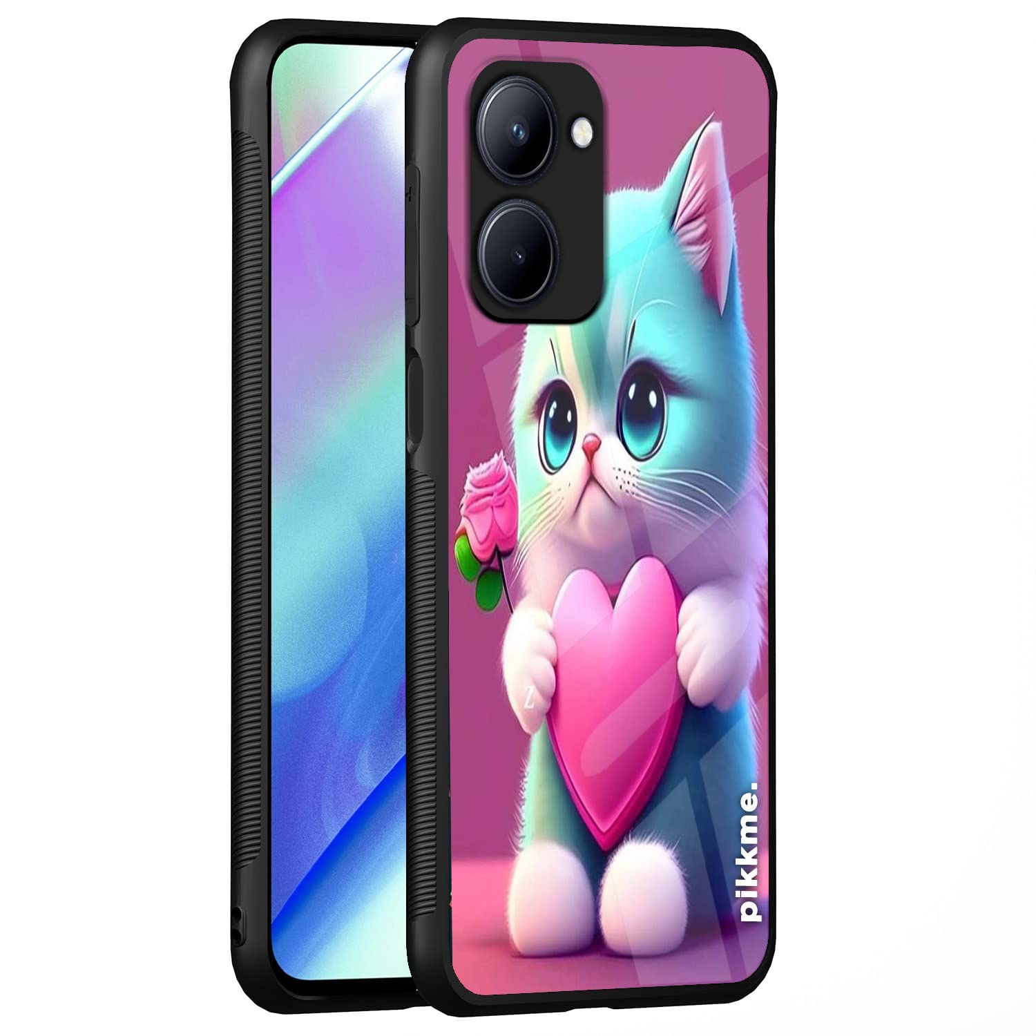 Realme C33 Hybrid mobile cover by Pikkme