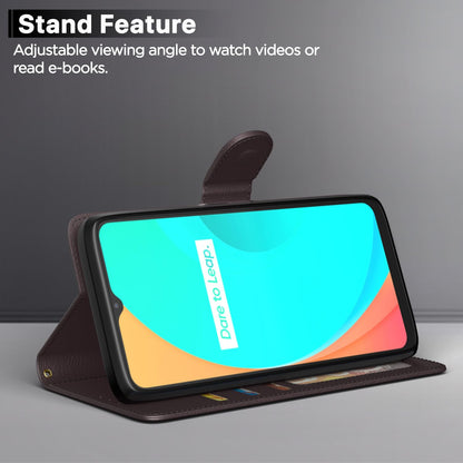 Pikkme Realme C11 coffee flip case – photo 3
