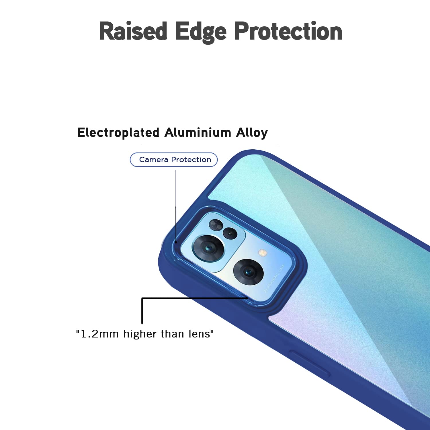 Oppo Reno 7 Pro 5G back cover in indigo by Pikkme – photo 4