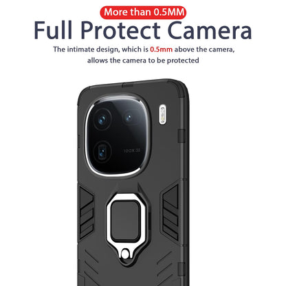 Pikkme iQOO 12 5G D5 Tough Armor Back Cover | Black
