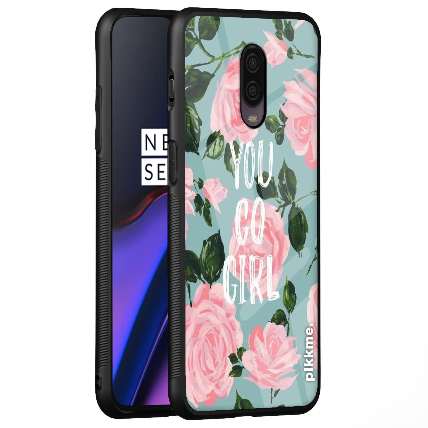 Pikkme OnePlus 6T Flower phone cover