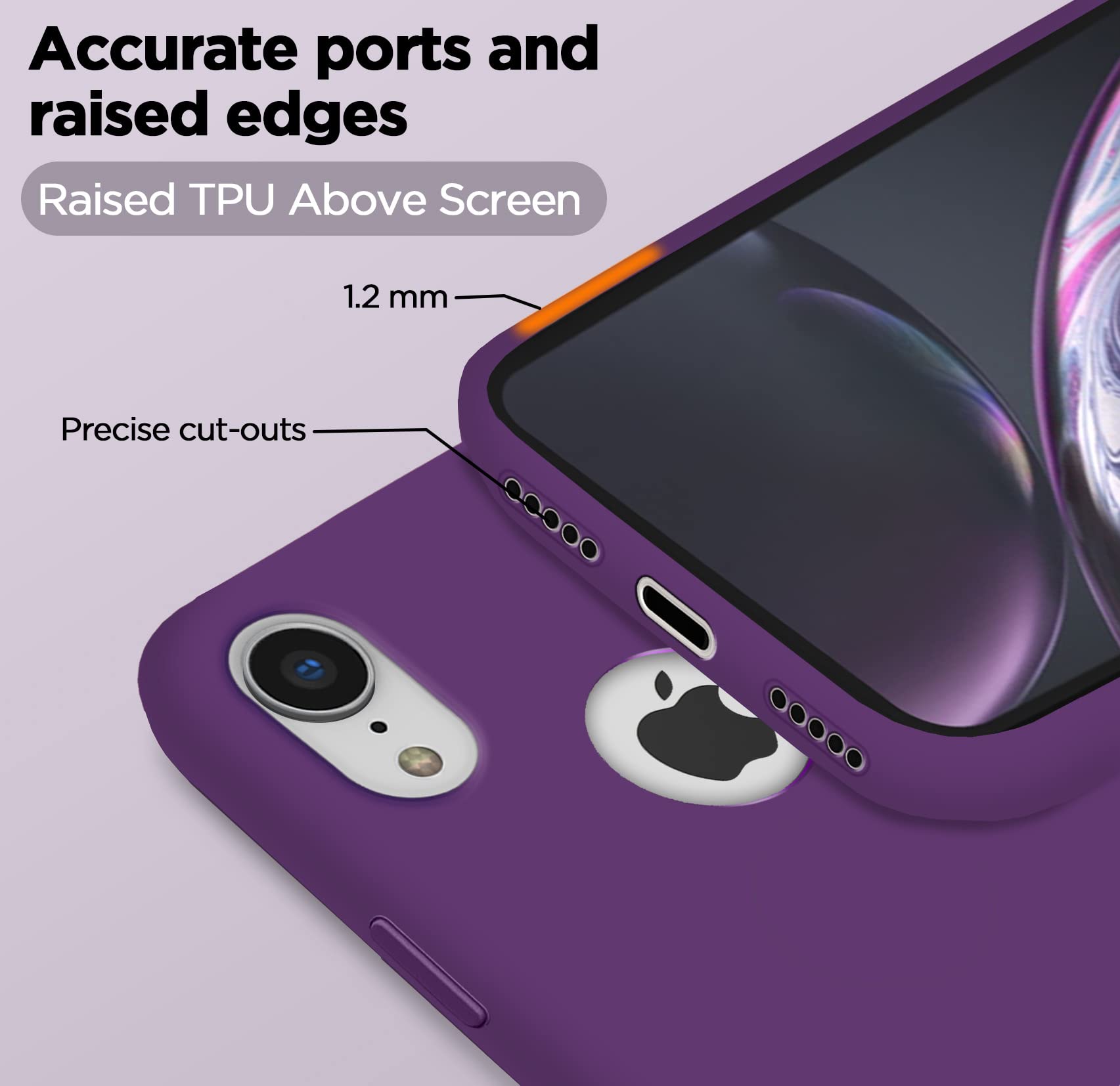 Pikkme iPhone XR Soft Silicone grape mobile cover – photo 5