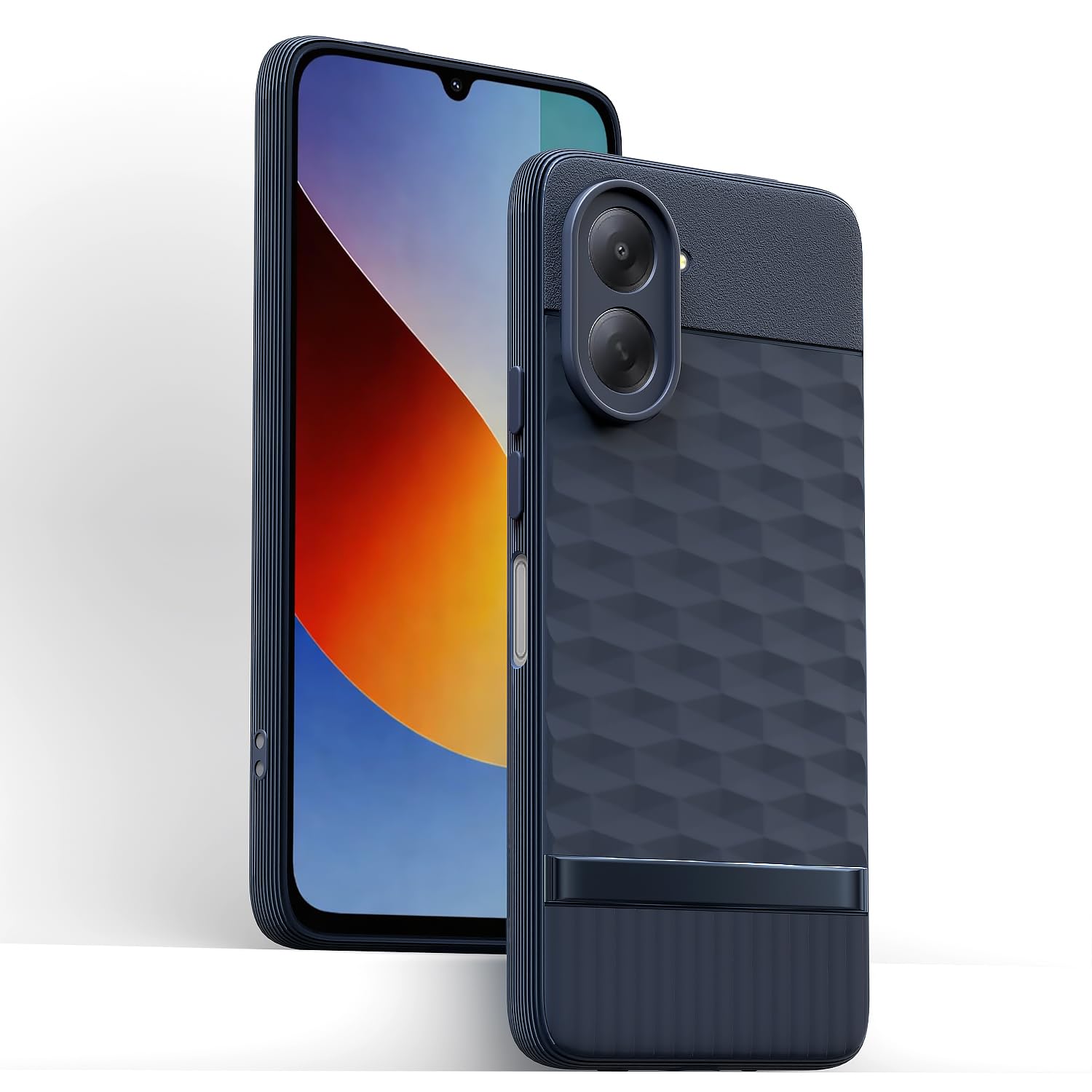 Pikkme Redmi A7 blue mobile back cover – photo 2