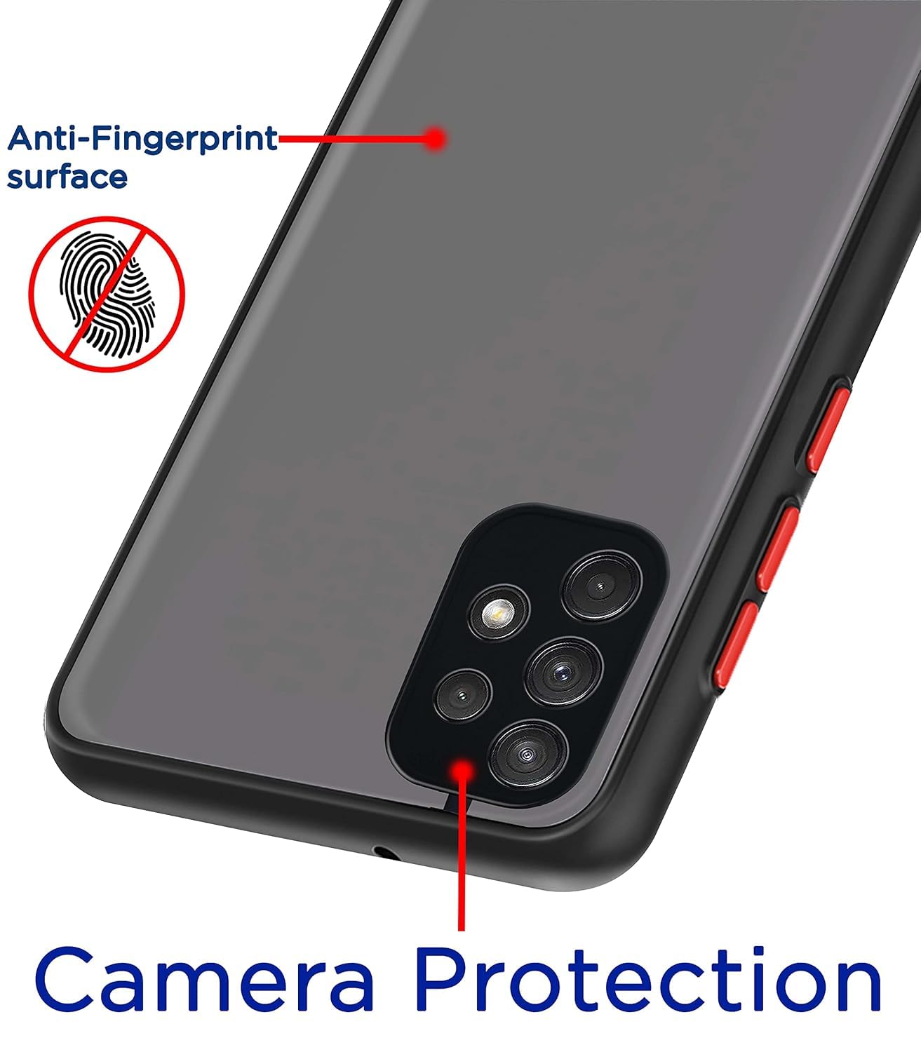 Black mobile back cover for Samsung A52/A52s 5G – Pikkme – photo 2