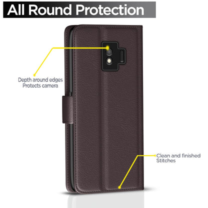 Coffee wallet flip cover for Samsung J2 Core – Pikkme – photo 4