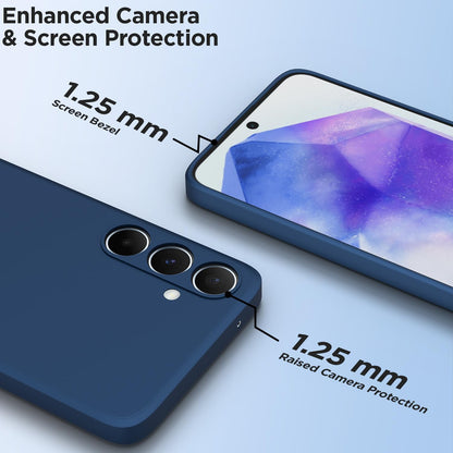 Pikkme blue Matte back cover for Samsung A55 5G – photo 2