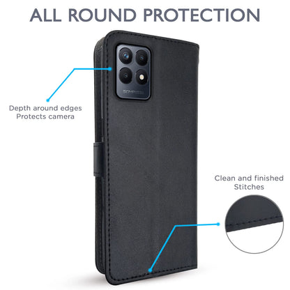 Pikkme black mobile flip cover for Realme Narzo 50/8i 4G – photo 4