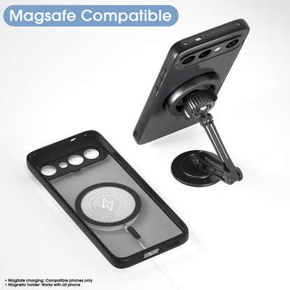 Pikkme Vivo X300 FE 5G MagSafe black smoke mag-safe back cover – photo 7
