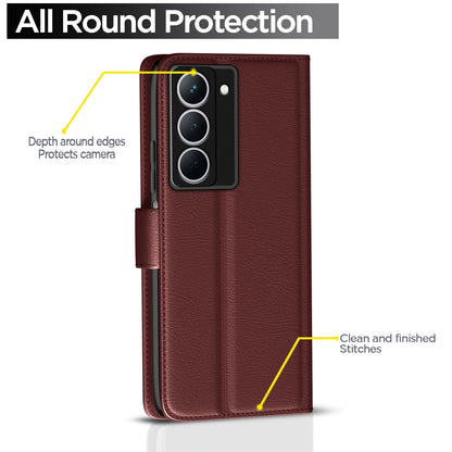 Pikkme brown flip cover for Realme Narzo 80x/P3x/14X 5G – photo 4