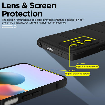 Redmi Note 10 Pro 4G/10 Pro Max Liquid Silicone mobile back cover in black by Pikkme – photo 3