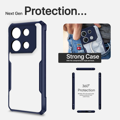 Pikkme blue Hybrid back cover for Infinix – photo 6