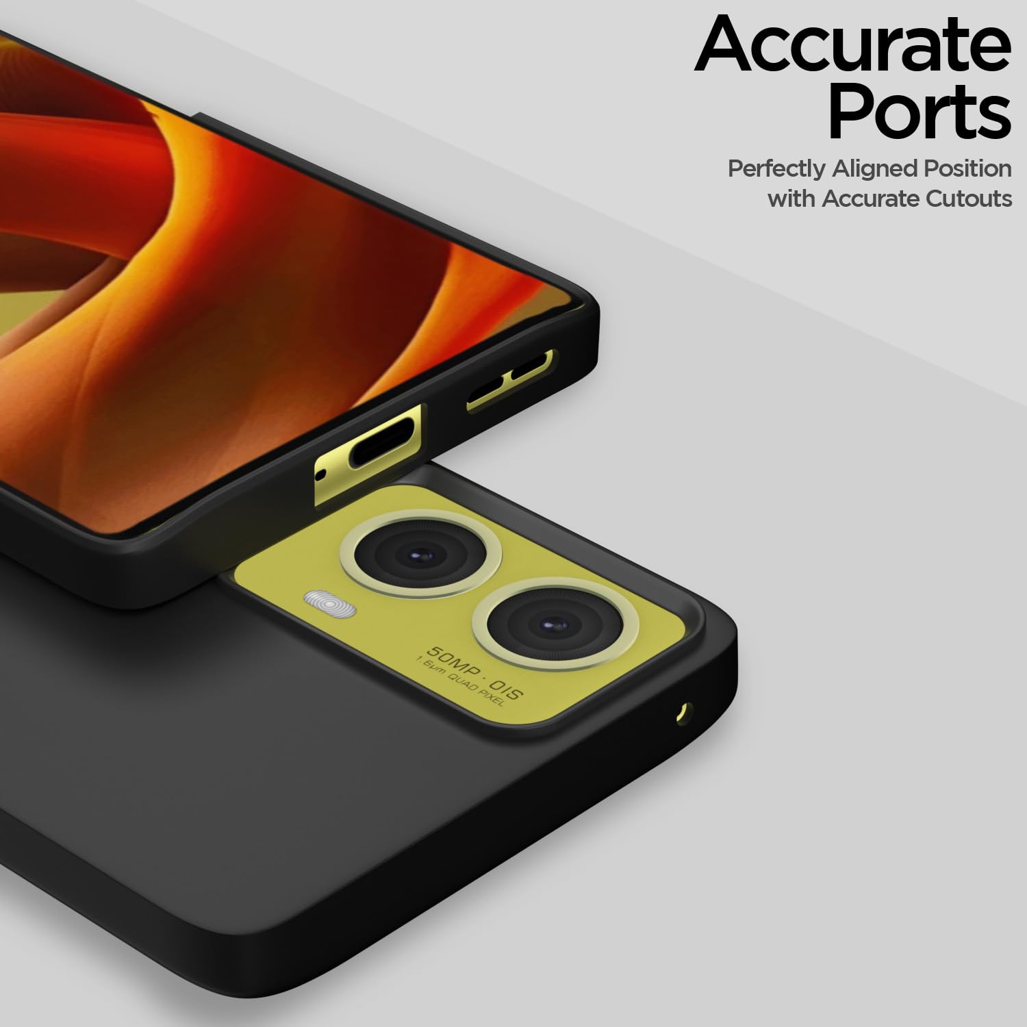 Pikkme Moto G85 5G SideCut black mobile cover – photo 6